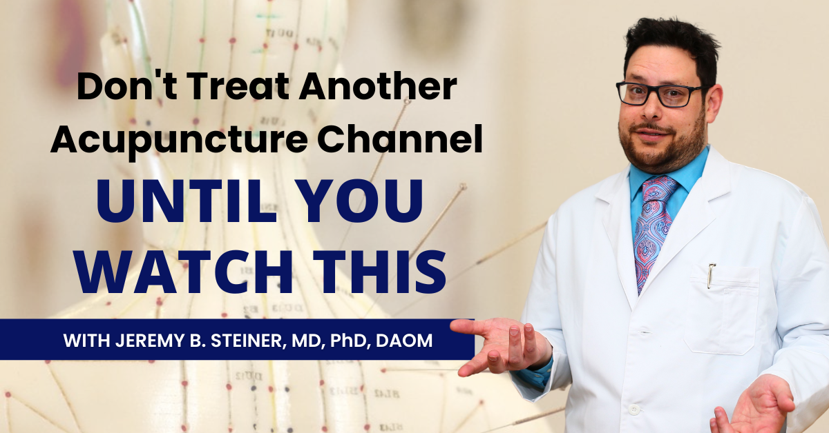 Don't Treat Another Acupuncture Channel Until You Watch This