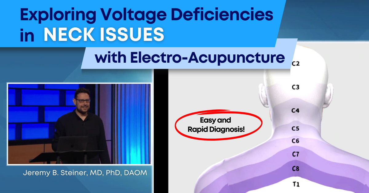 Easy and Rapid Diagnosis - Exploring Voltage Deficiencies in Neck Issues with Electro-Acupuncture